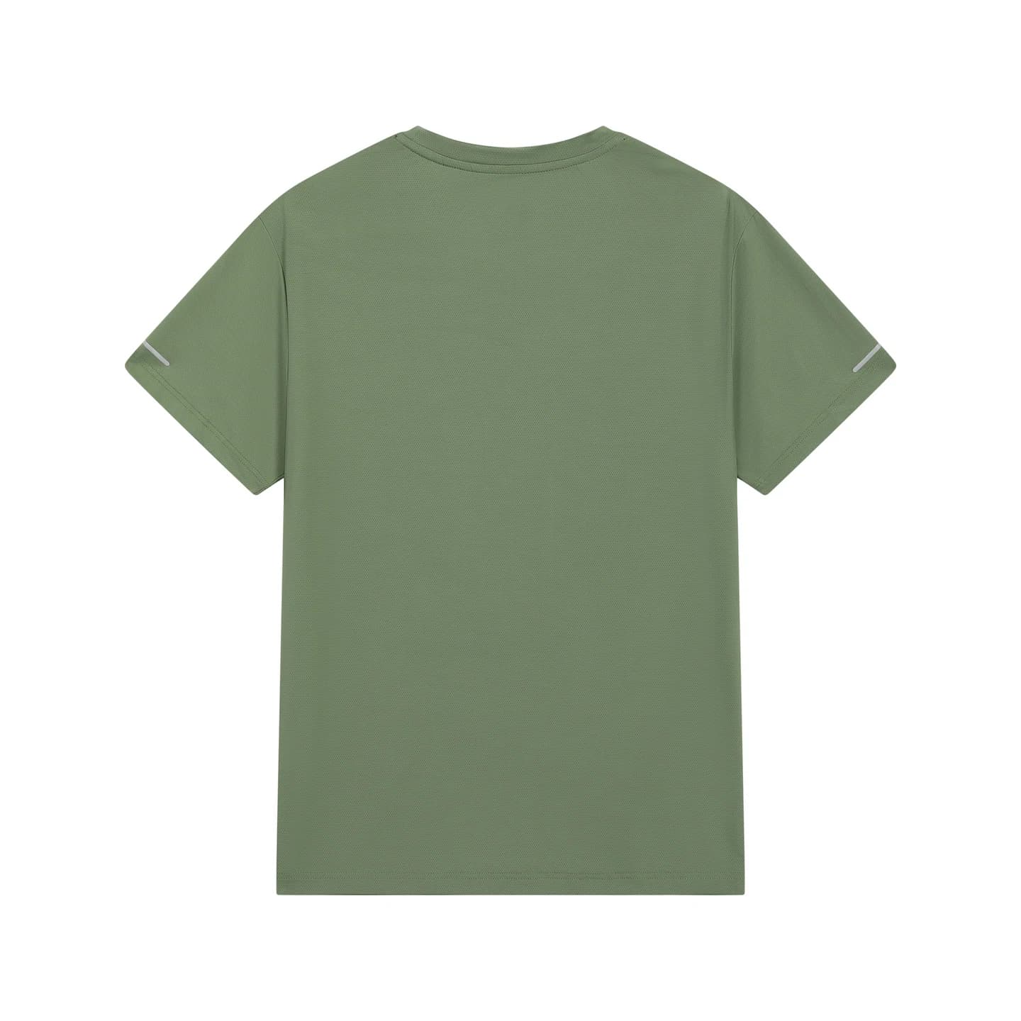 Everyday Short-Sleeve Tee in Army Green, back flat lay