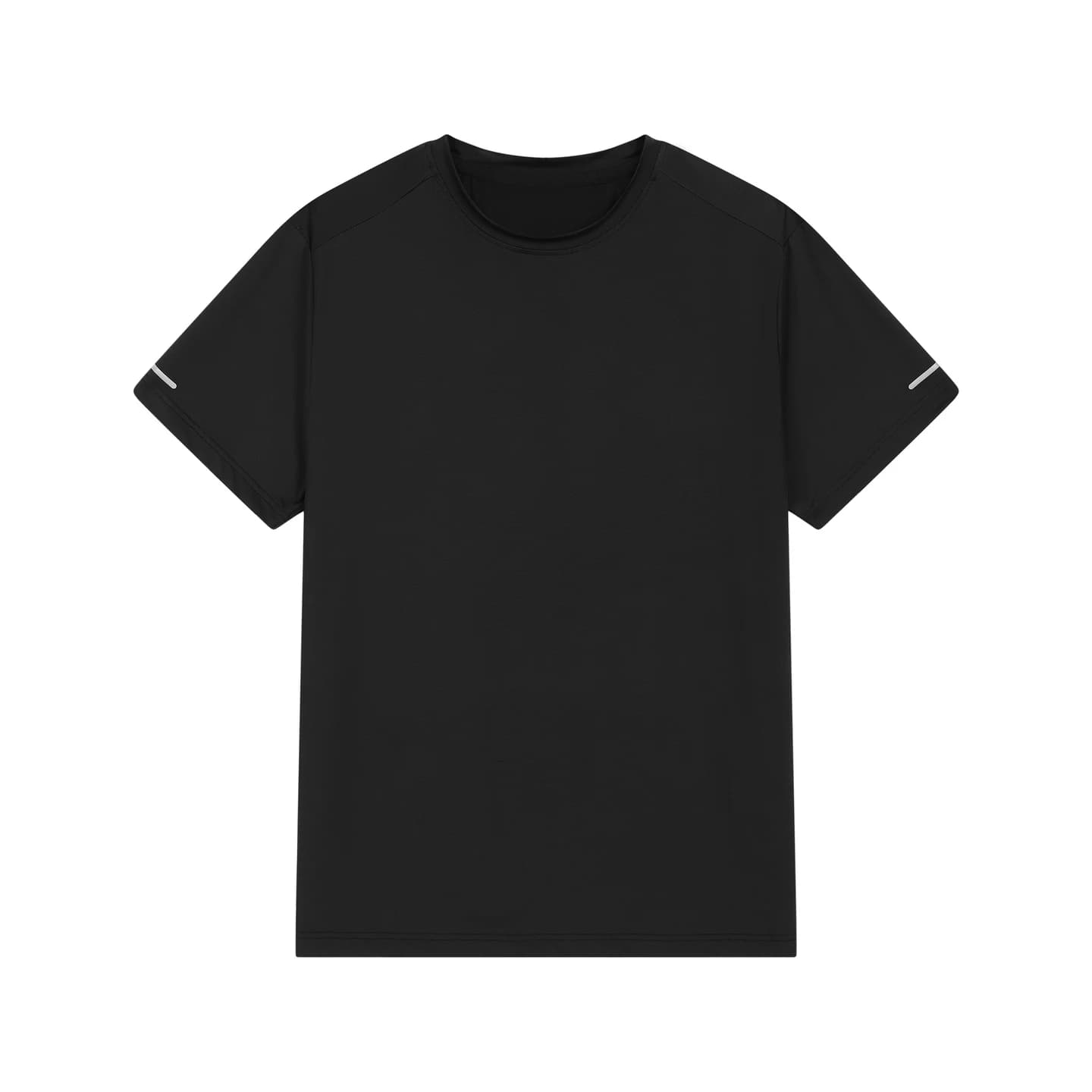 Everyday Short-Sleeve Tee in Black, front flat lay