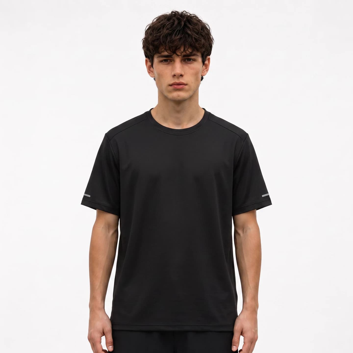 Everyday Short-Sleeve Tee in Black, relaxed men's fit