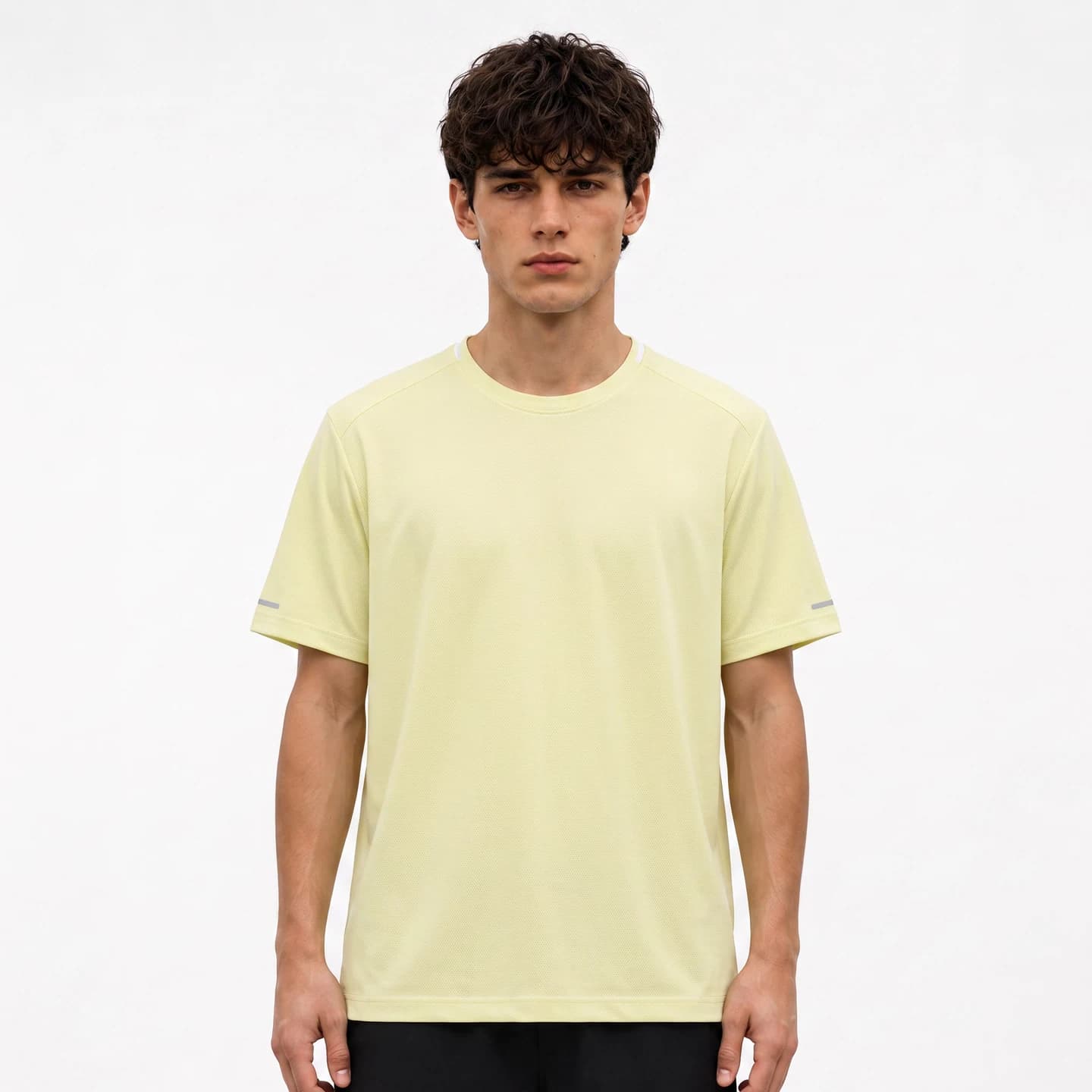 Everyday Short-Sleeve Tee in Lemon Yellow, relaxed men's fit