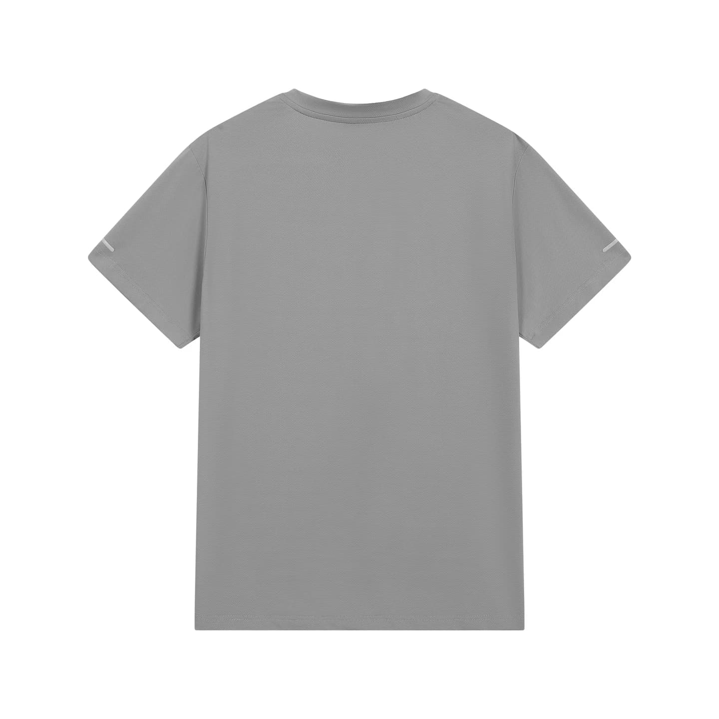 Everyday Short-Sleeve Tee in Light Gray, back flat lay