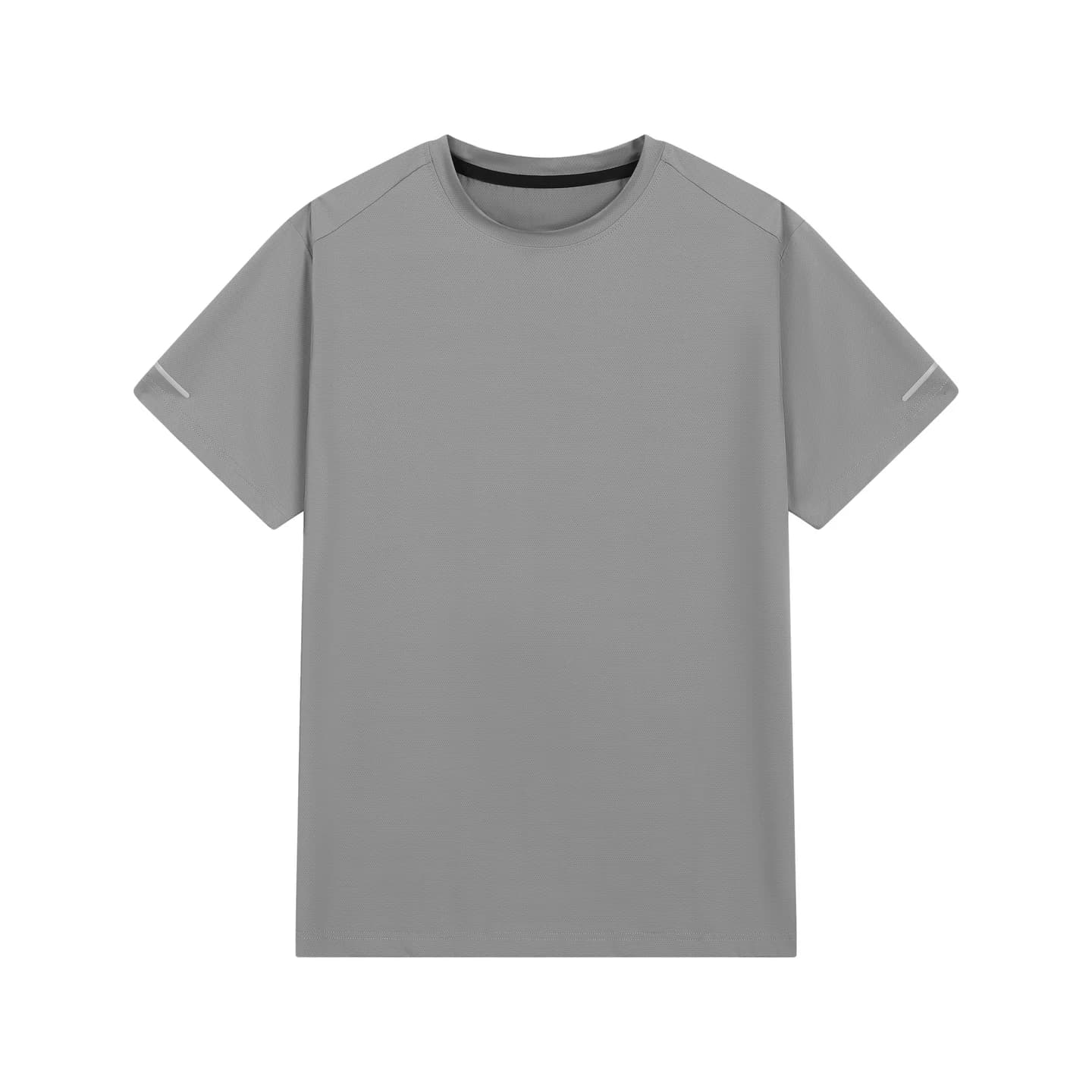Everyday Short-Sleeve Tee in Light Gray, front flat lay
