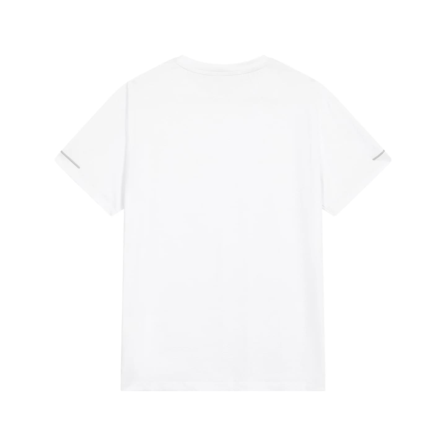 Everyday Short-Sleeve Tee in White, back flat lay