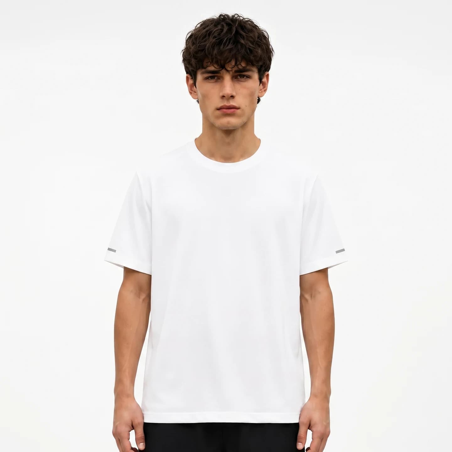 Everyday Short-Sleeve Tee in White, relaxed men's fit