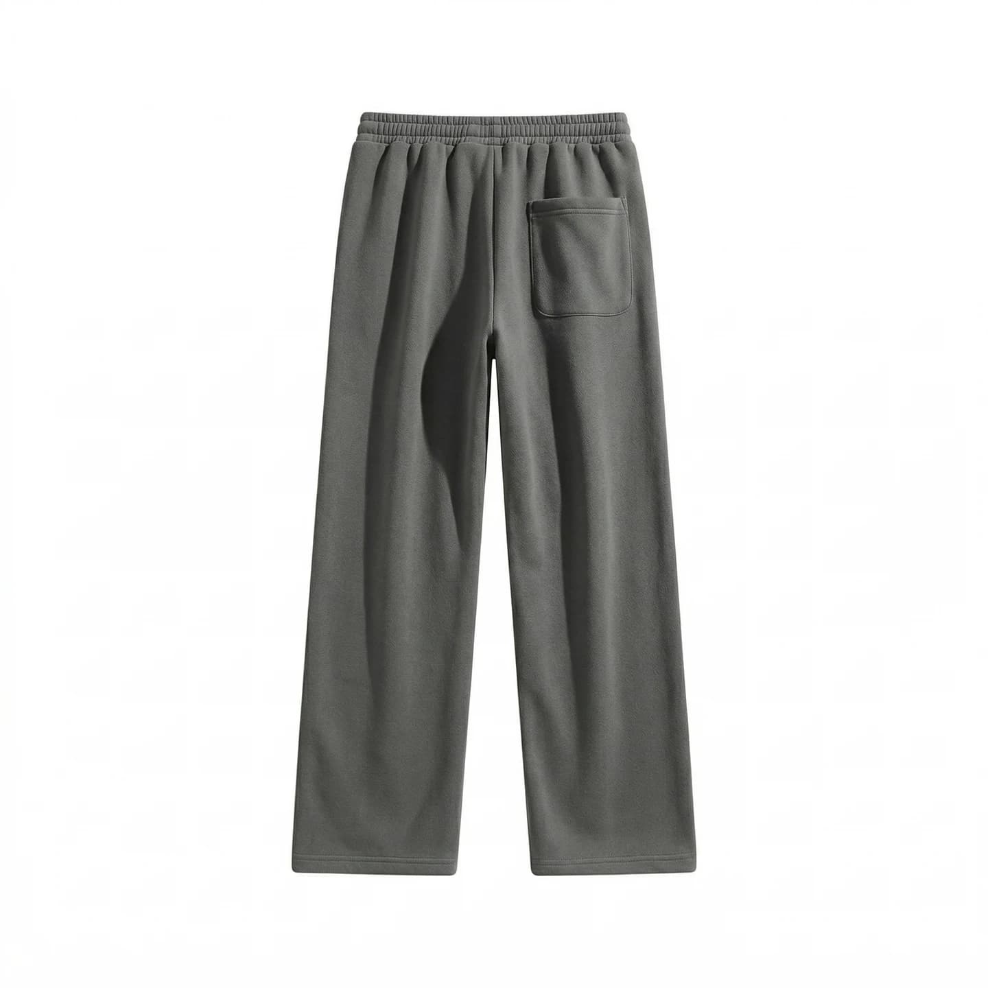 Everyday Straight-Leg Sweatpants in Charcoal, back flat lay