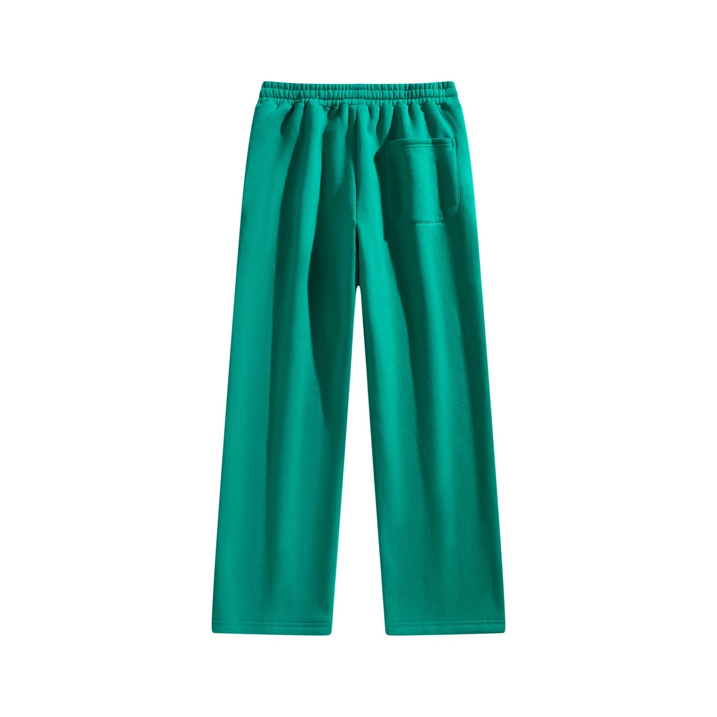 Everyday Straight-Leg Sweatpants in Green, back flat lay
