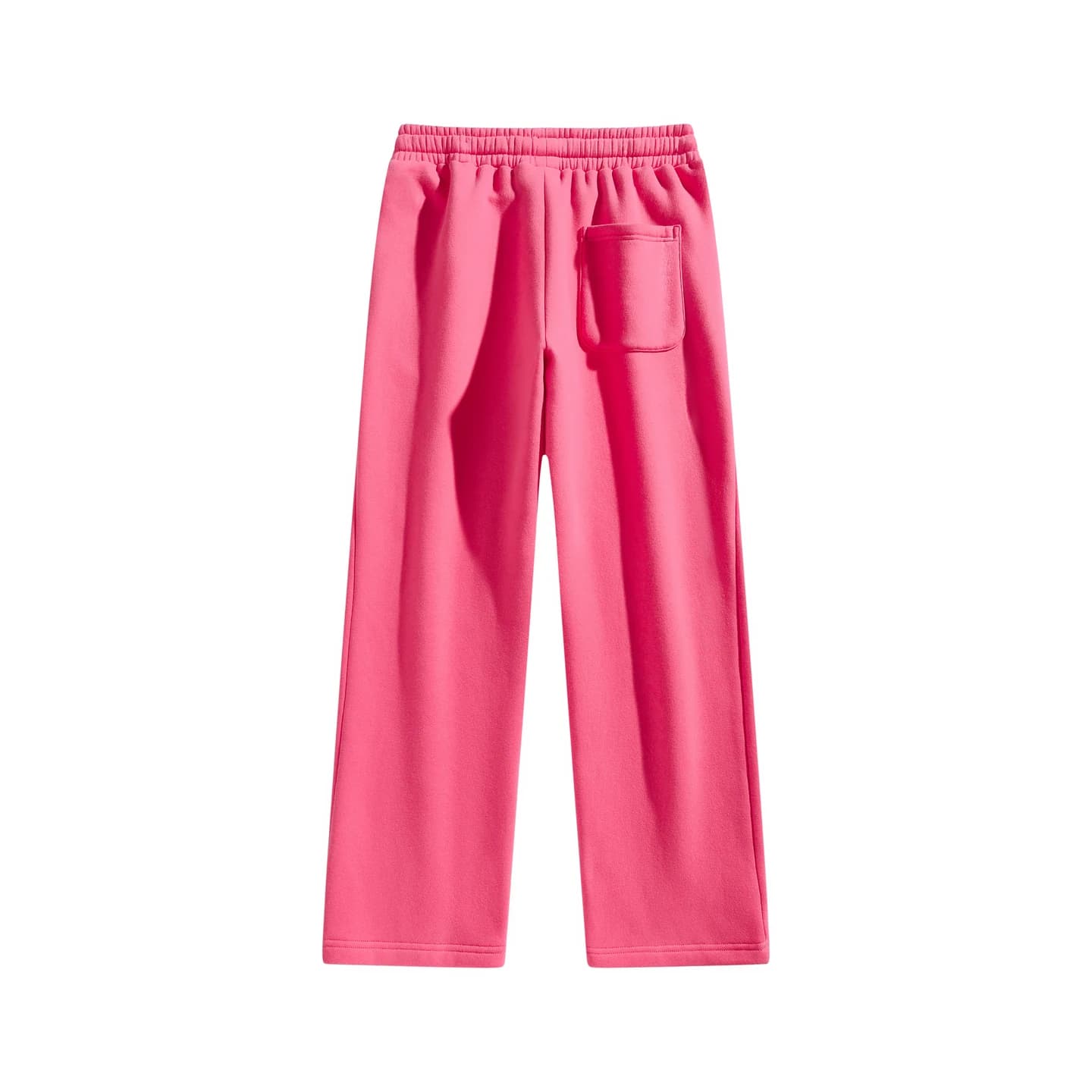 Everyday Straight-Leg Sweatpants in Hot Pink, back flat lay