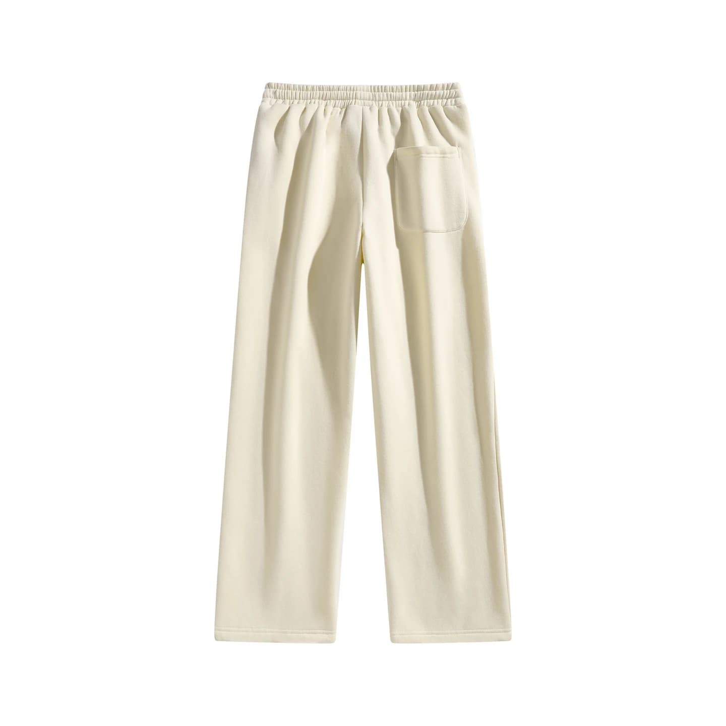Everyday Straight-Leg Sweatpants in Ivory, back flat lay
