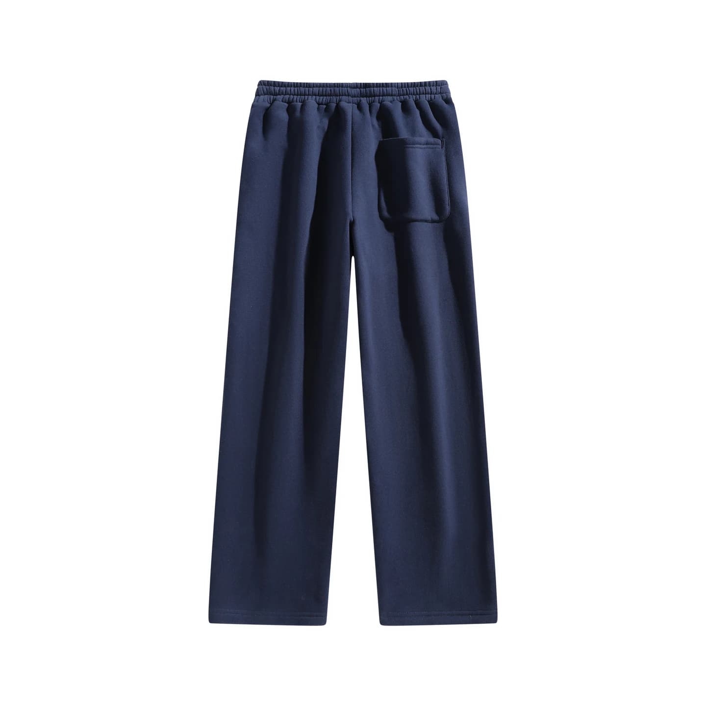 Everyday Straight-Leg Sweatpants in Navy, back flat lay