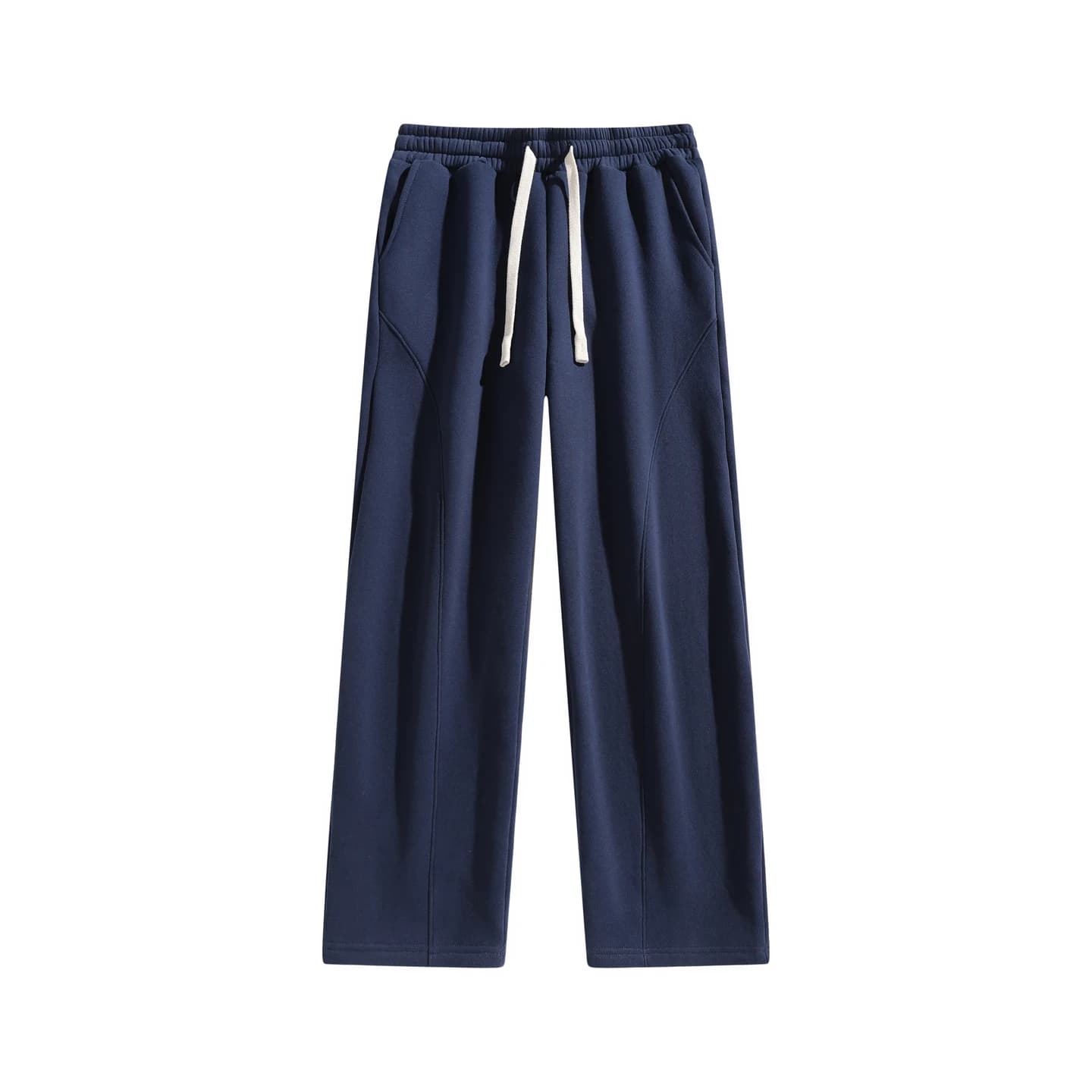 Everyday Straight-Leg Sweatpants in Navy, front flat lay