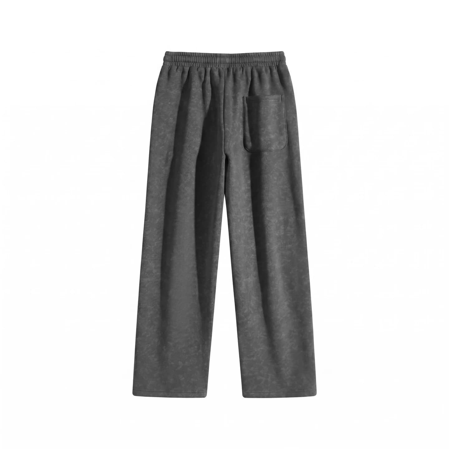 Tonal Print Sweatpants in Earth Gray, back flat lay