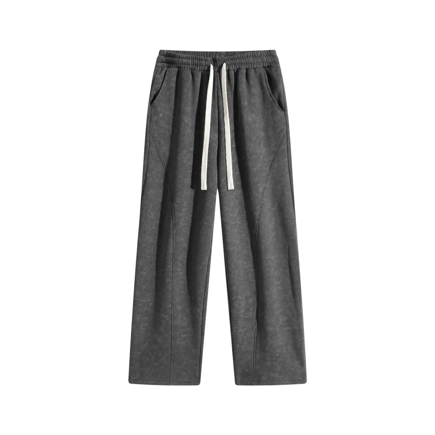 Tonal Print Sweatpants in Earth Gray, front flat lay
