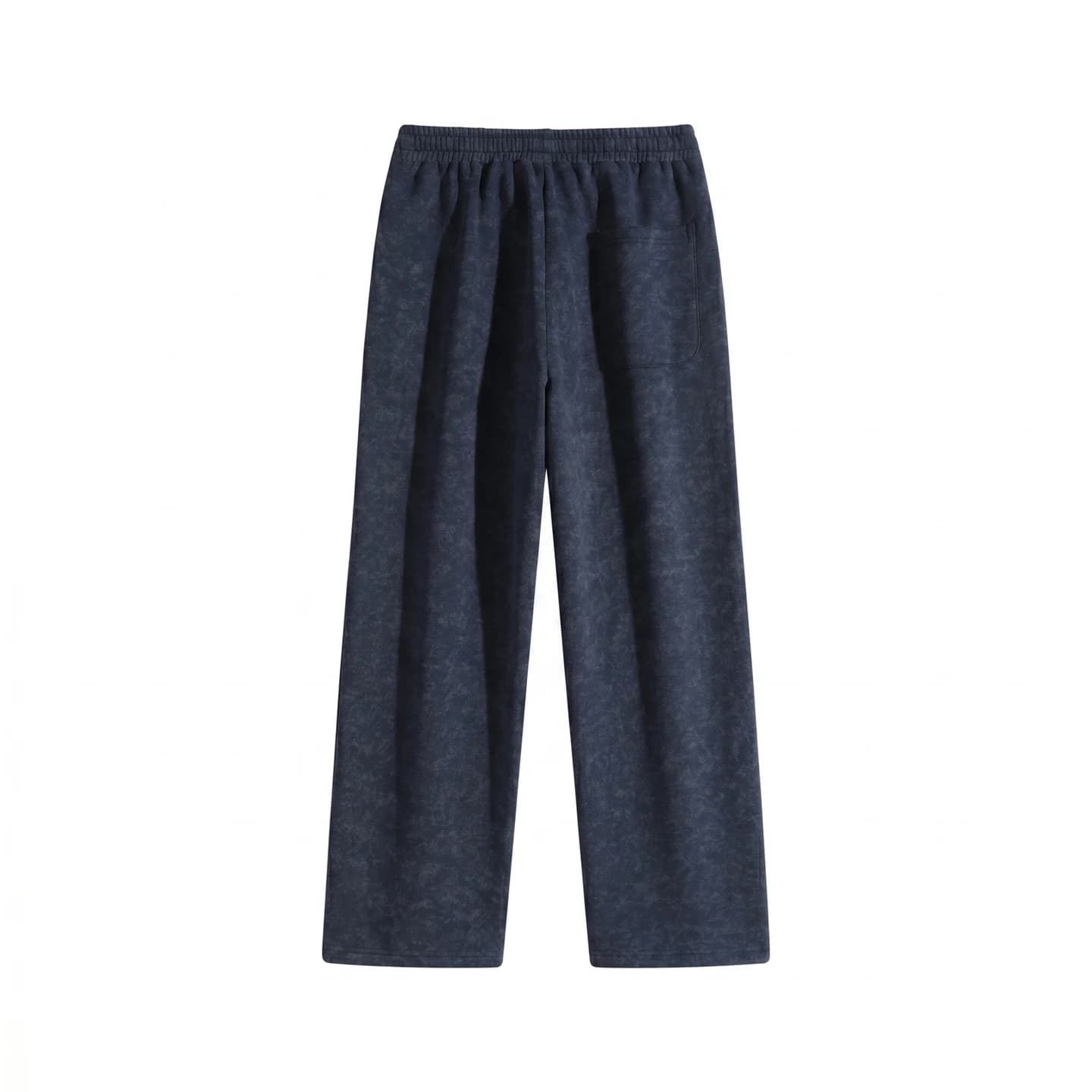 Tonal Print Sweatpants in Navy, back flat lay