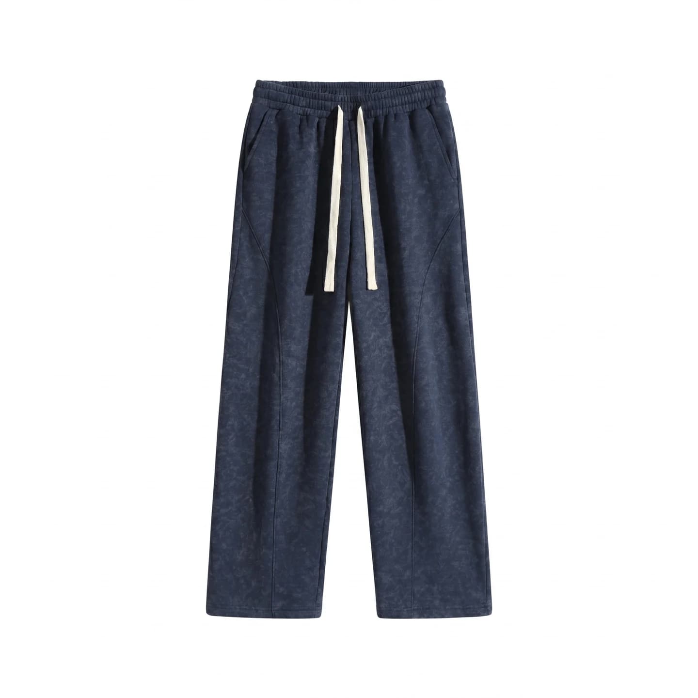Tonal Print Sweatpants in Navy, front flat lay