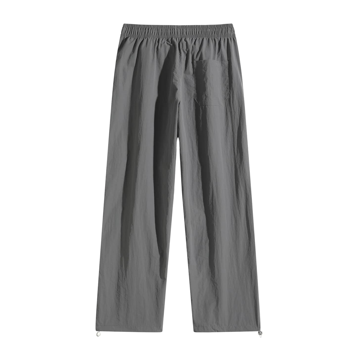 Four-Stripe Track Pants in Charcoal, back flat lay
