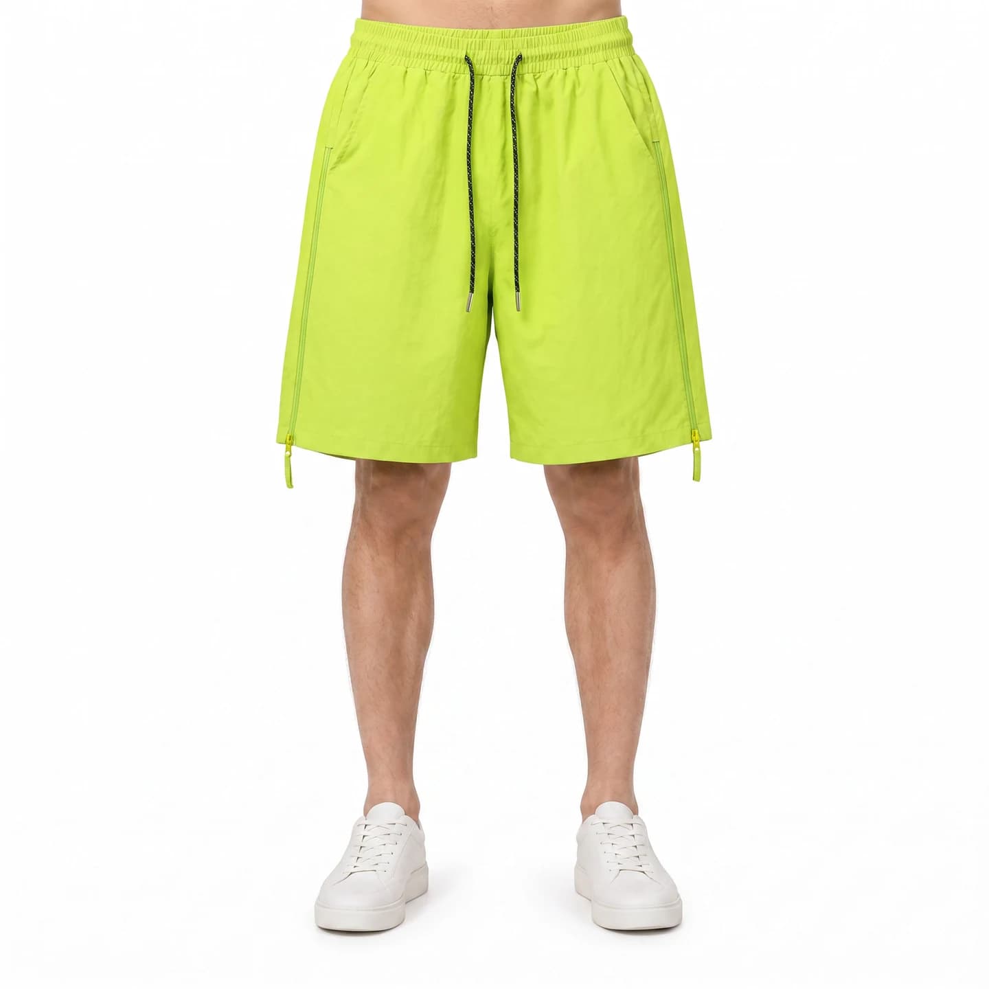Everyday Woven Shorts in Neon Green, relaxed men's fit