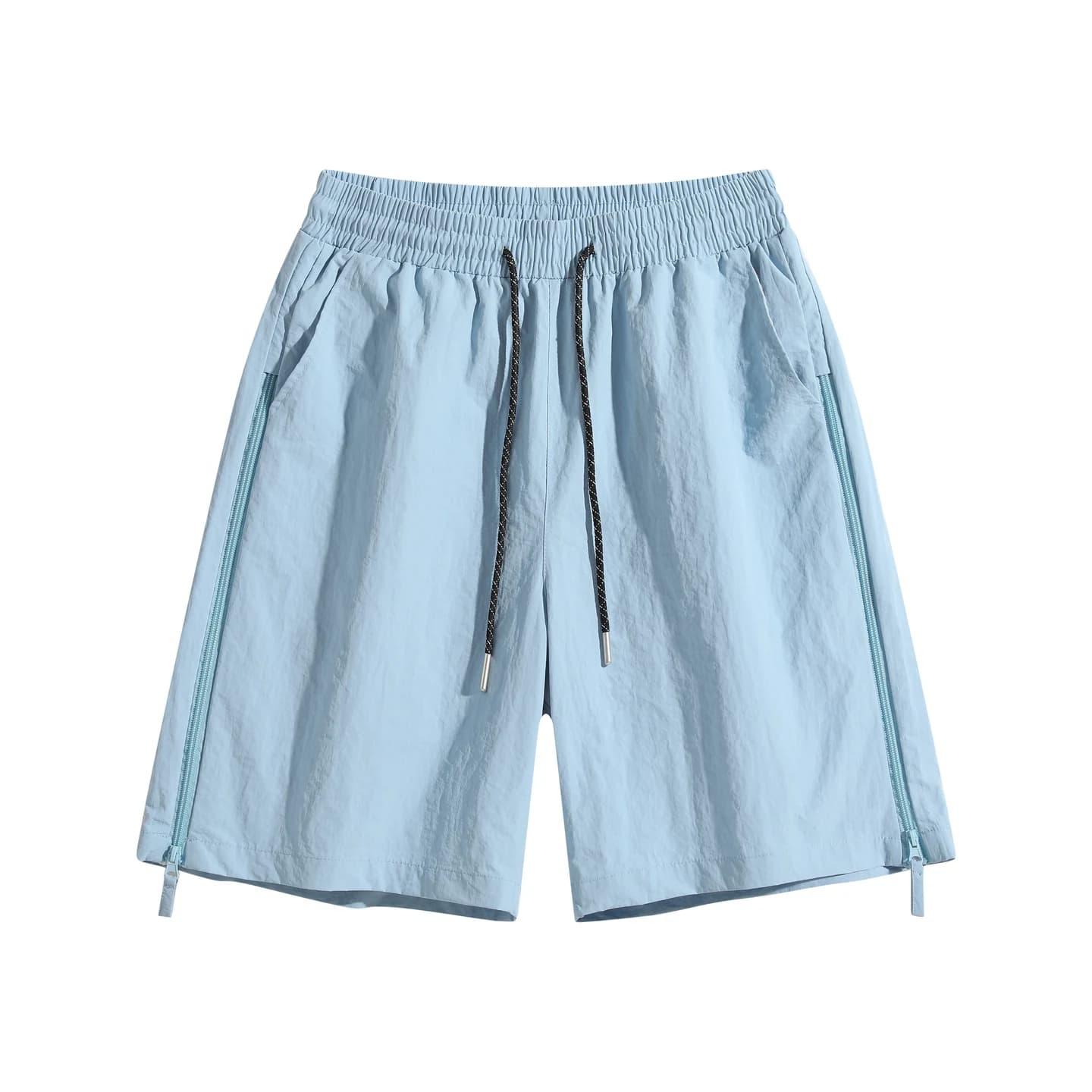 Everyday Woven Shorts in Sky Blue, front flat lay