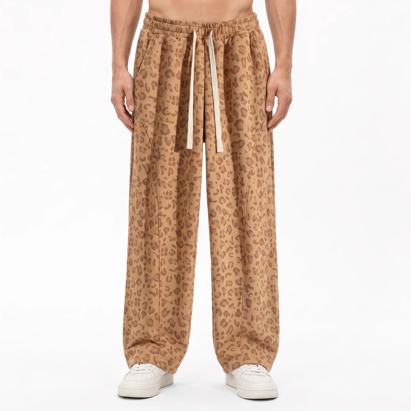 Leopard Print Sweatpants