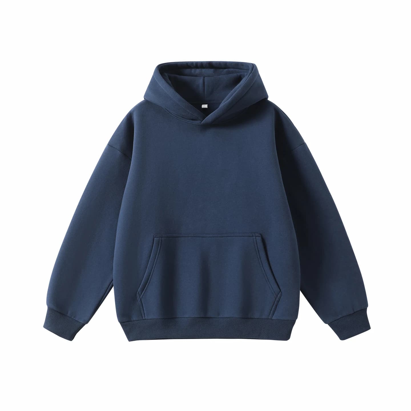 Everyday Relaxed Hoodie in Navy, front flat lay