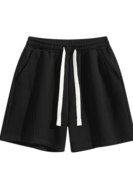 Curved-Seam Relaxed Shorts