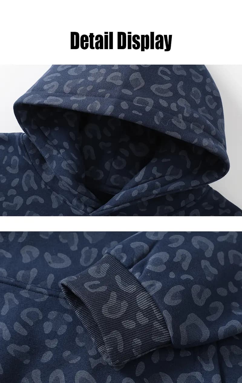 Leopard set fabric and construction details
