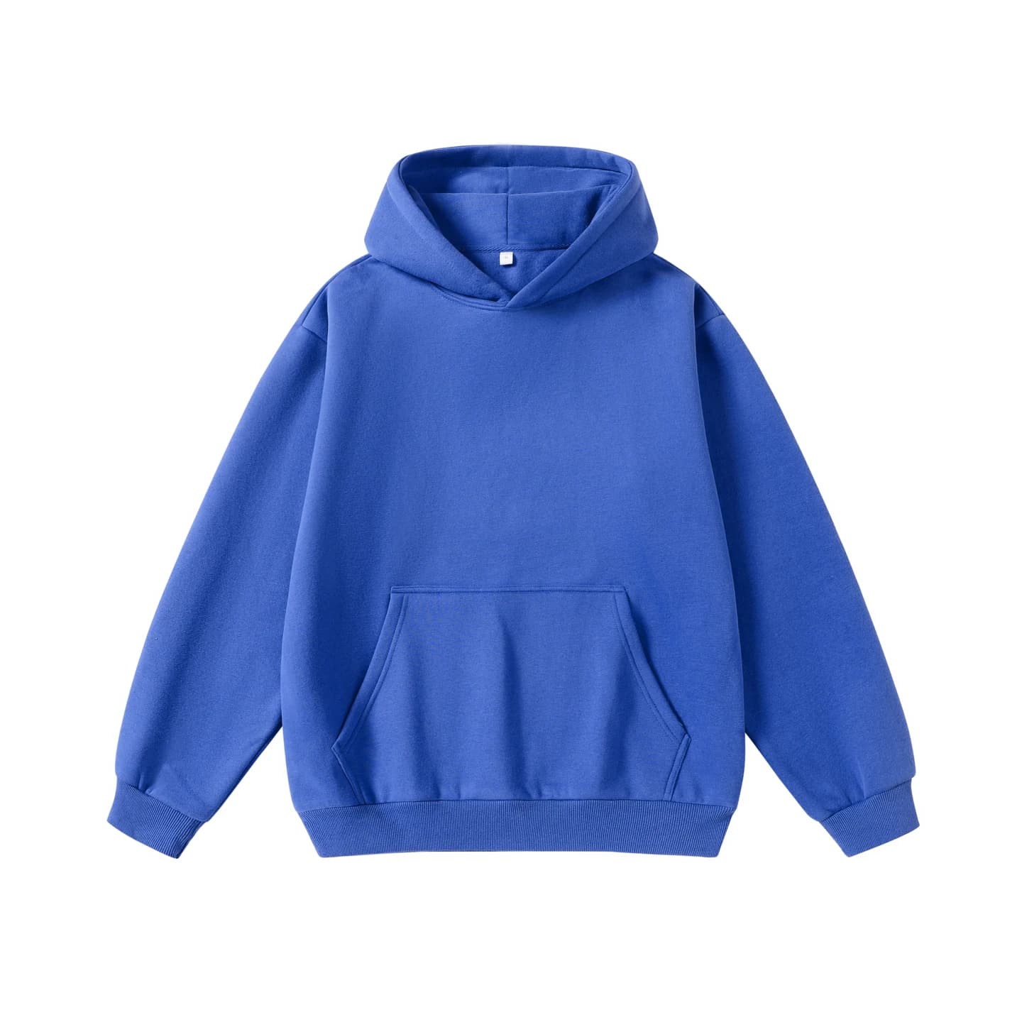 Everyday Relaxed Hoodie in Royal Blue, front flat lay