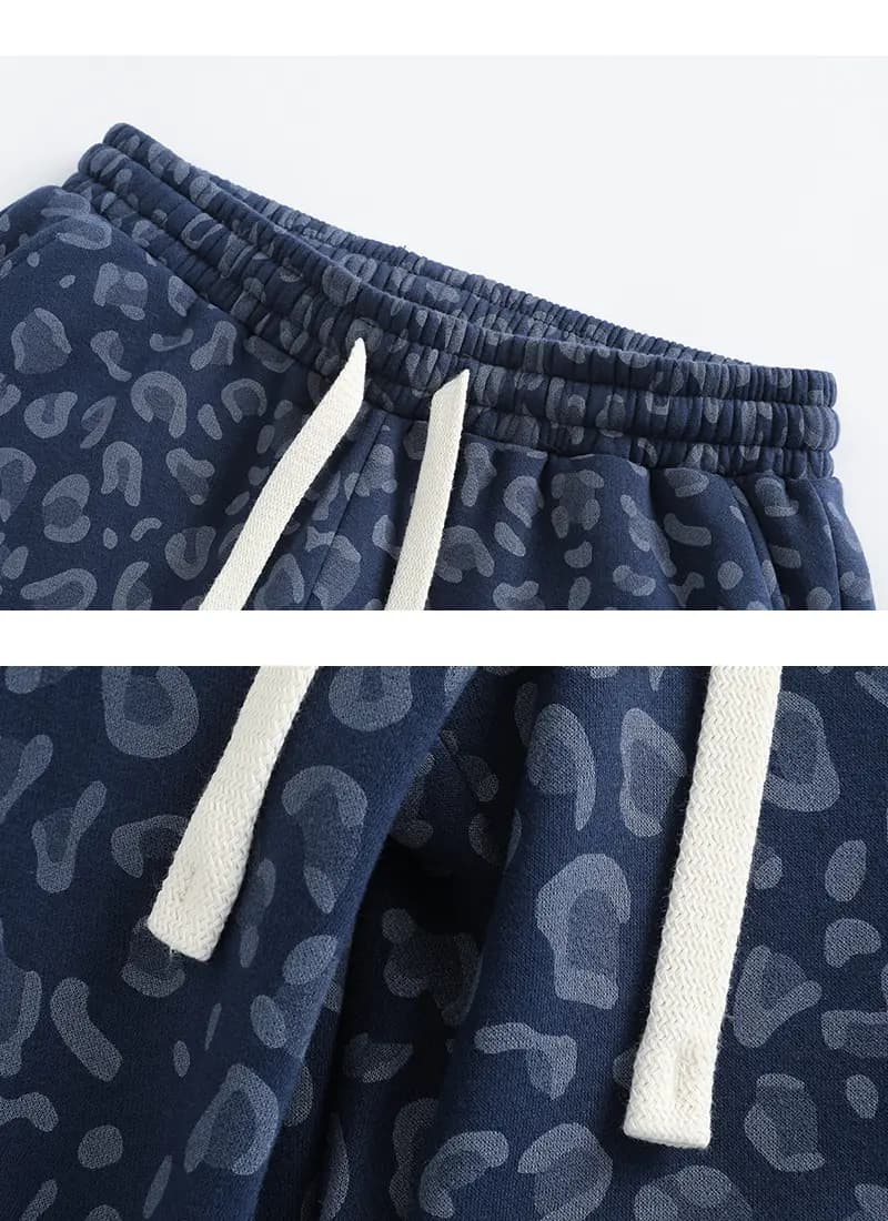 Leopard set fabric and construction details